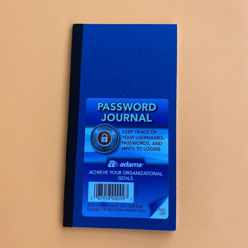 Password Journal 