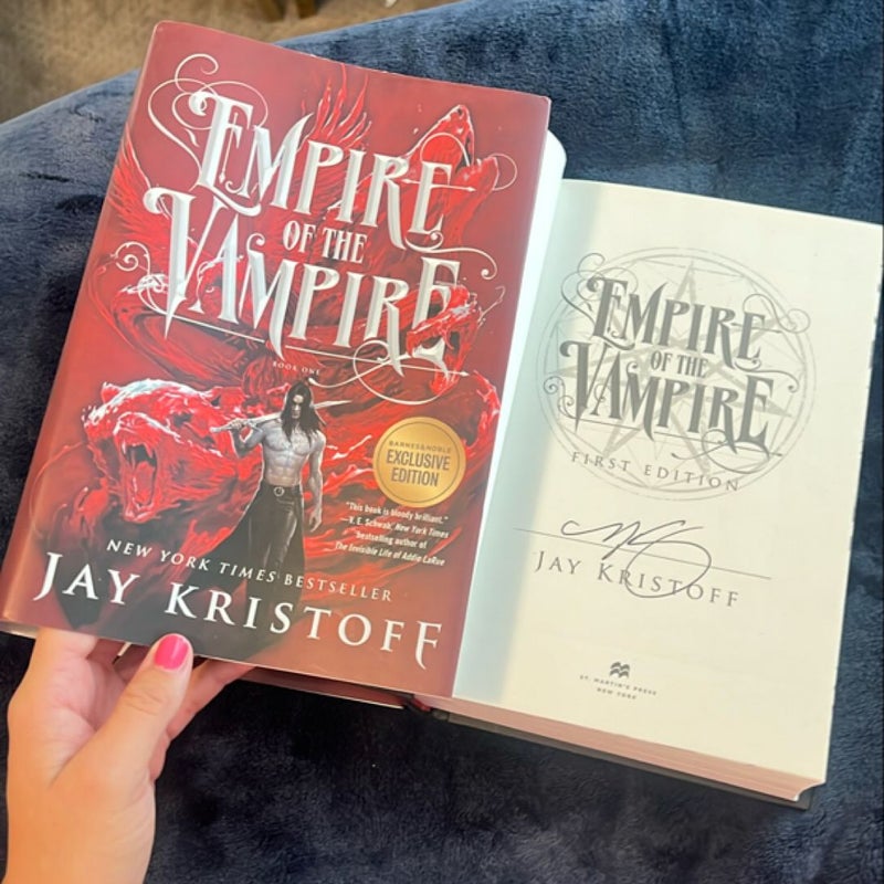 Empire of the Vampire - signed, first edition, BN exclusive