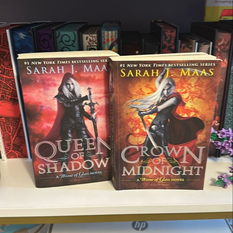 OOP Covers Throne of Glass Series 1-4