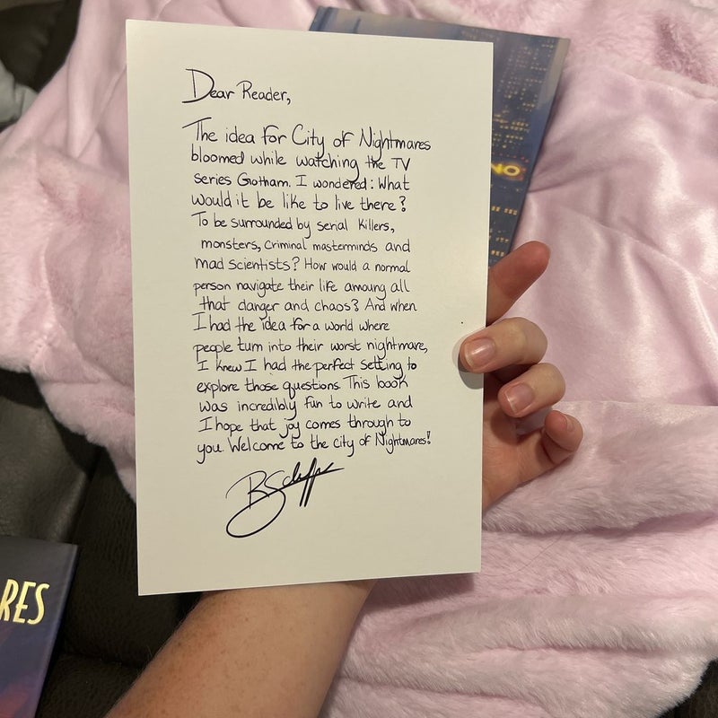 city of nightmares FAIRYLOOT signed edition