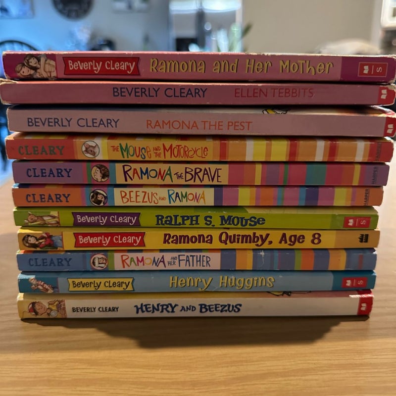 Beverly Cleary Set (11) Ramona, Henry, Ralph S. Mouse