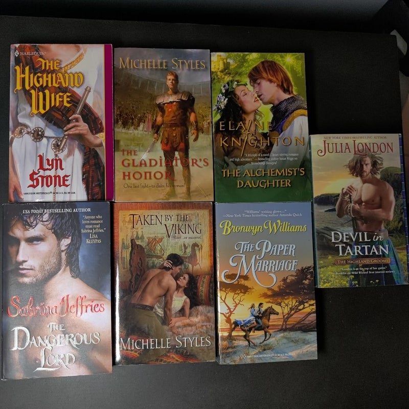 Historical romance book bundle 