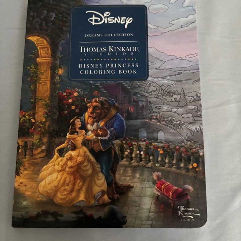 Disney Dreams Collection Thomas Kinkade Studios Disney Princess Coloring Book