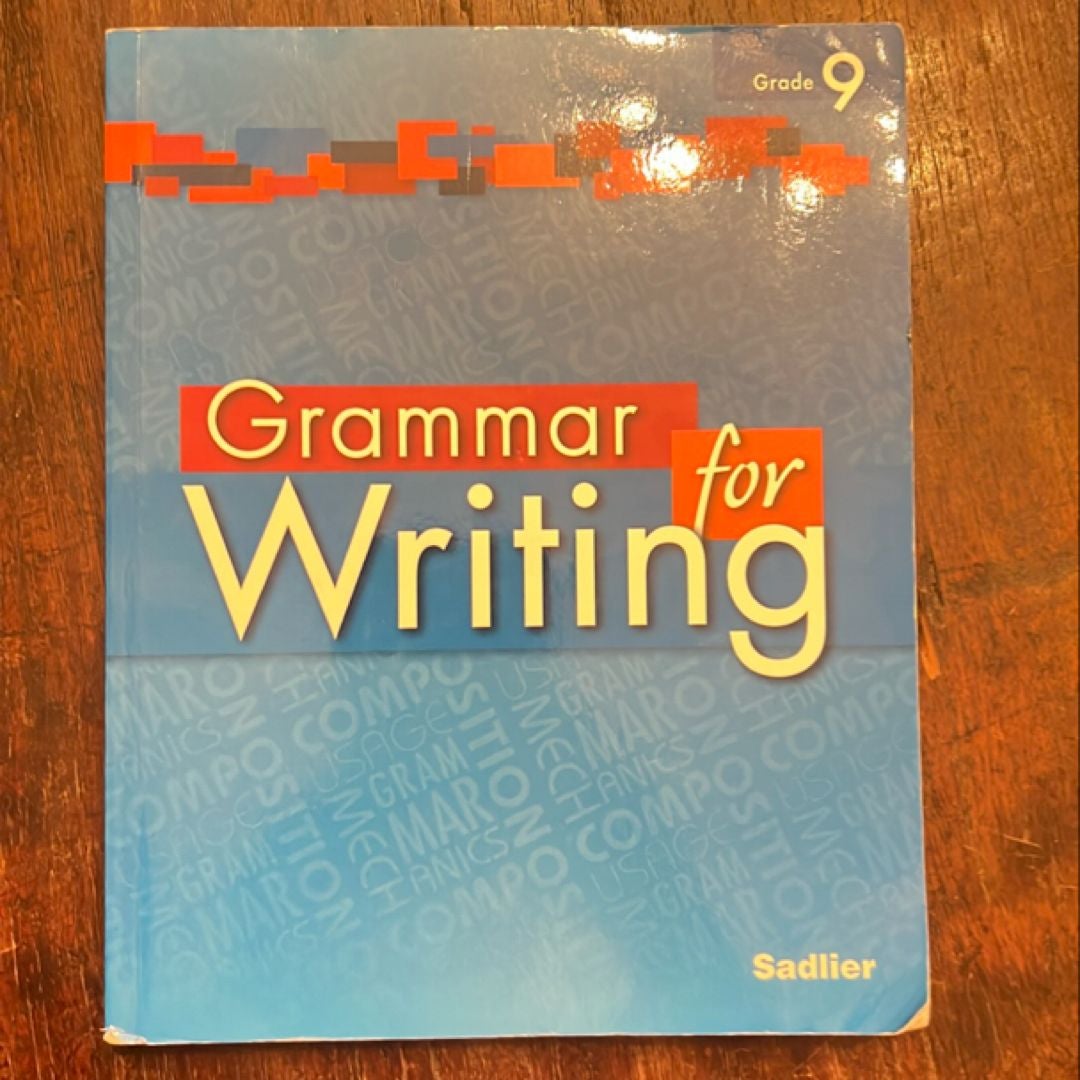 Grammar for Writing