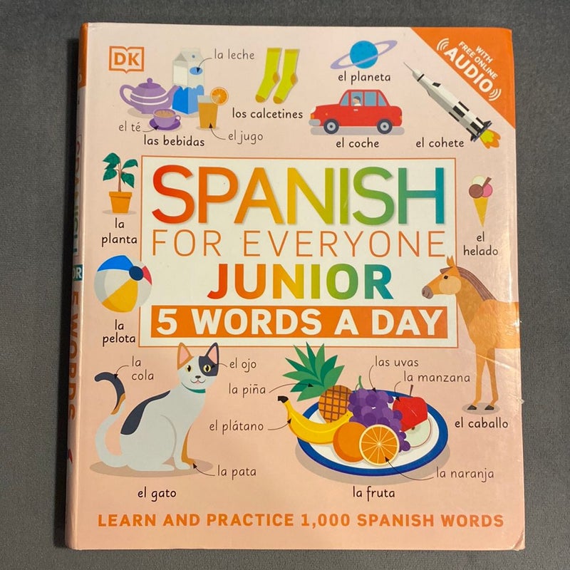 Spanish for Everyone Junior: 5 Words a Day