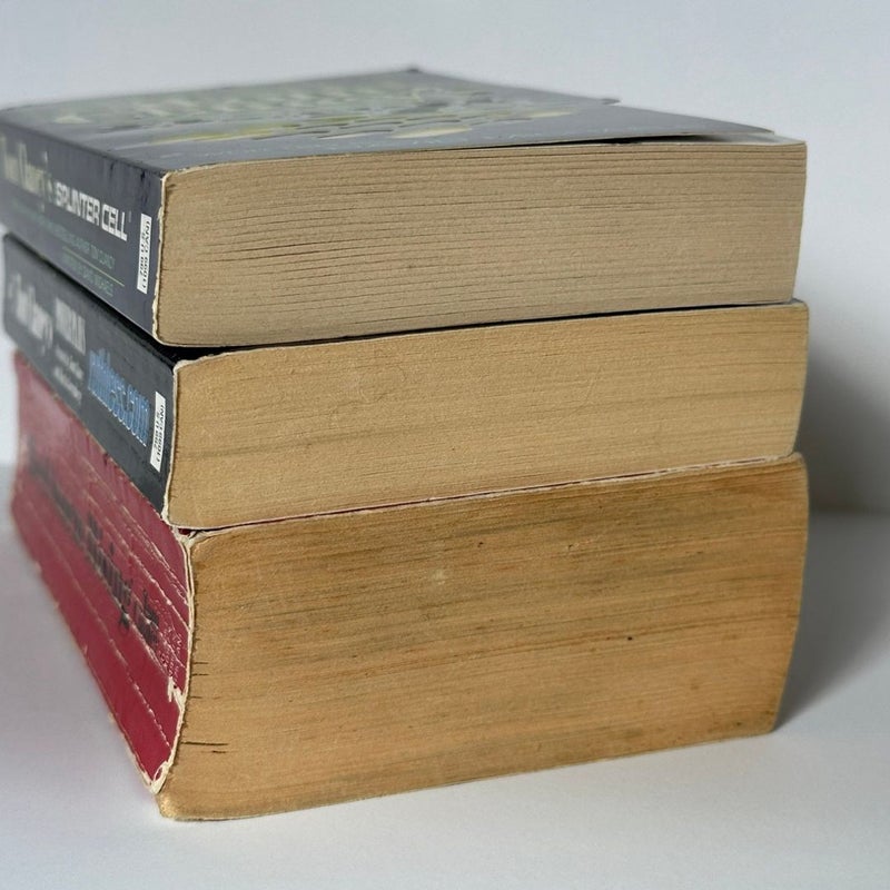 Tom Clancy Book Bundle, 3 books