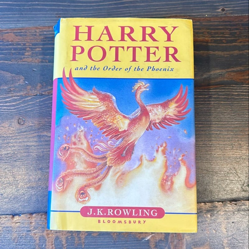 Harry Potter and the Order of the Phoenix (first UK edition)