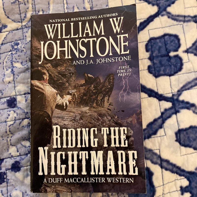12 books by William W. Johnstone: 1. Bad Days for Bad Men and  Smoke Jensen's American Justice; 2. The Fighting O’Neils; 3. Hard Road to Vengeance: 4. Sons of Thunder; 5. To the River’s End; 6. Black Hills Blood Hunt; 7. Riding the Nightmare; 8. Mean and Evil; 9. Preacher’s Purge; 10. Slaughter at Wolf Creek; 11. The Jensens of Colorado (two complete novels); 12. The Fires of Hell