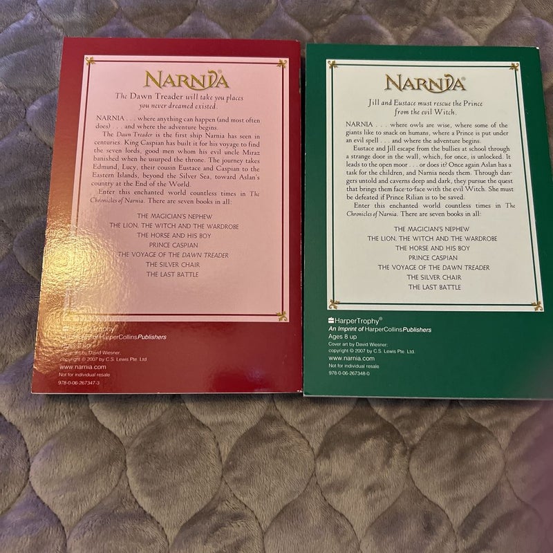 The Chronicles of Narnia Lion 7 Book Set with Trivia Book