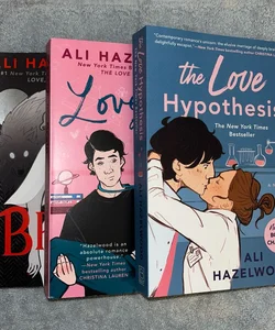the love hypothesis, love on the brain, and bride (ali hazelwood set)