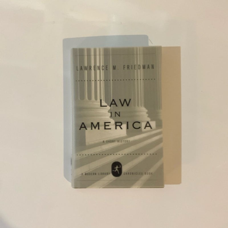 Law in America