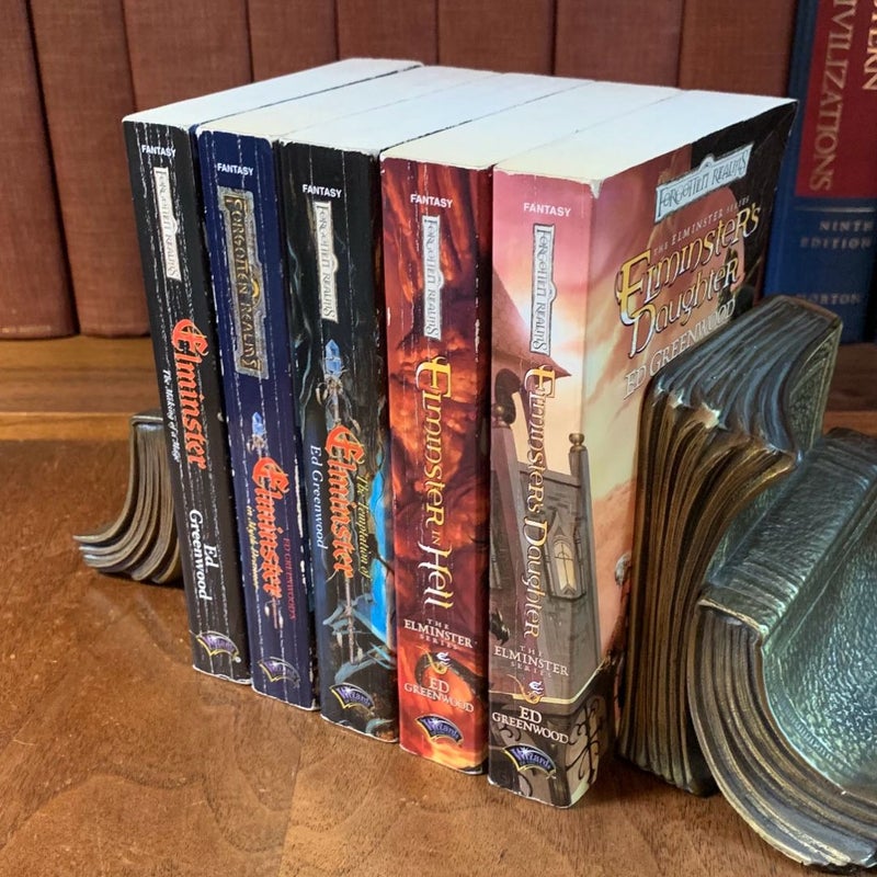 Complete Elminster Series 1-5: Making of a Mage, Elminster in Myth Drannor, The Temptation of Elminster, Elminster in Hell, Elminster’s Daughter