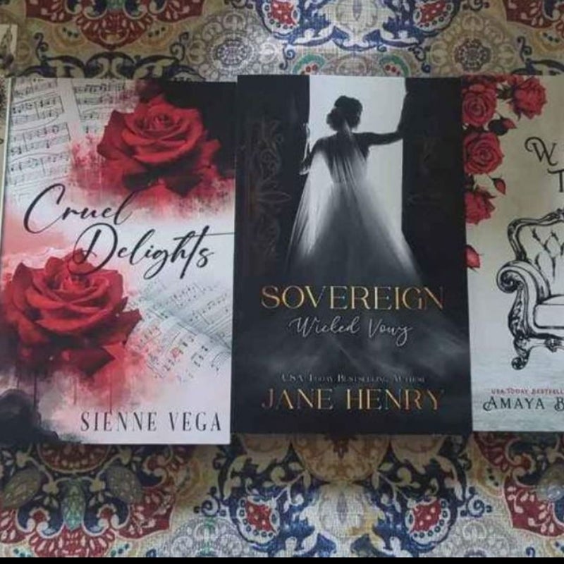 Signed Dark Heart Romance lot