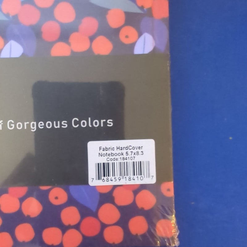 Fabric Floral journal