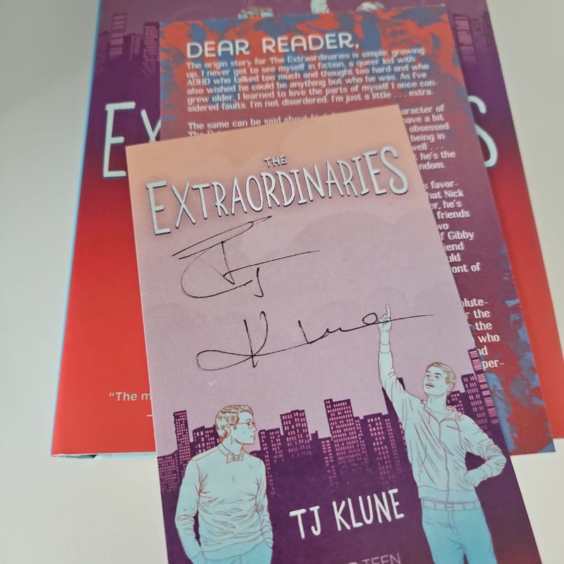 The Extraordinaries - with Signed book plate