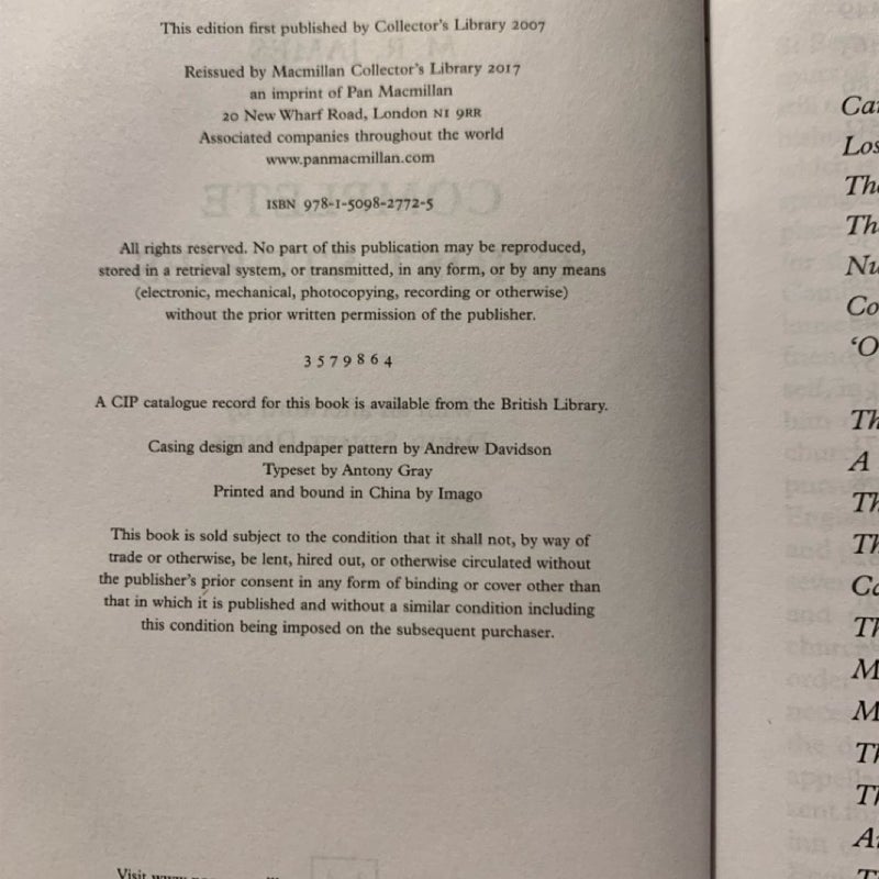 Complete Ghost Stories