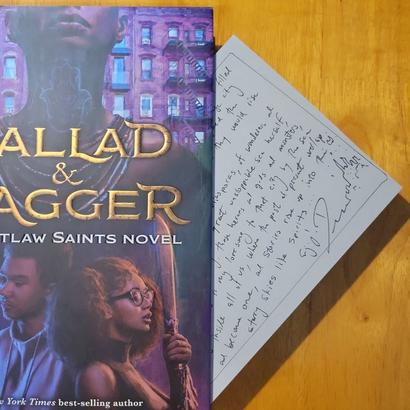 Ballad and Dagger (SIGNED)