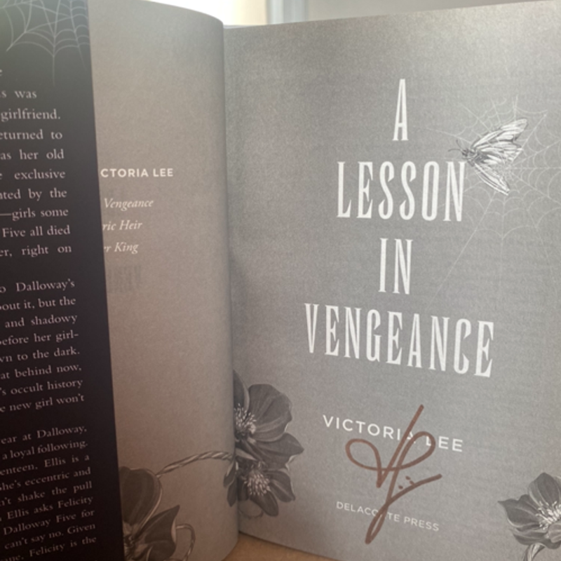 A Lesson in Vengeance — SIGNED