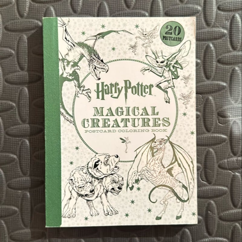 Harry Potter: Magical Creatures Postcard Coloring Book