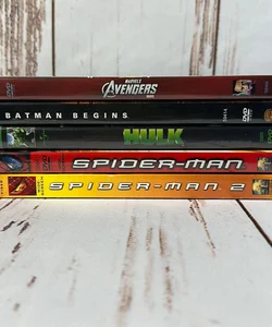 [5] Marvel/DC Superhero Movies DVD Lot