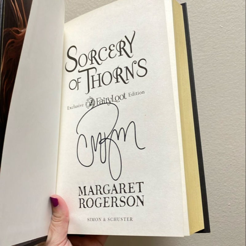 Sorcery Of Thorns Fairyloot edition (Signed)