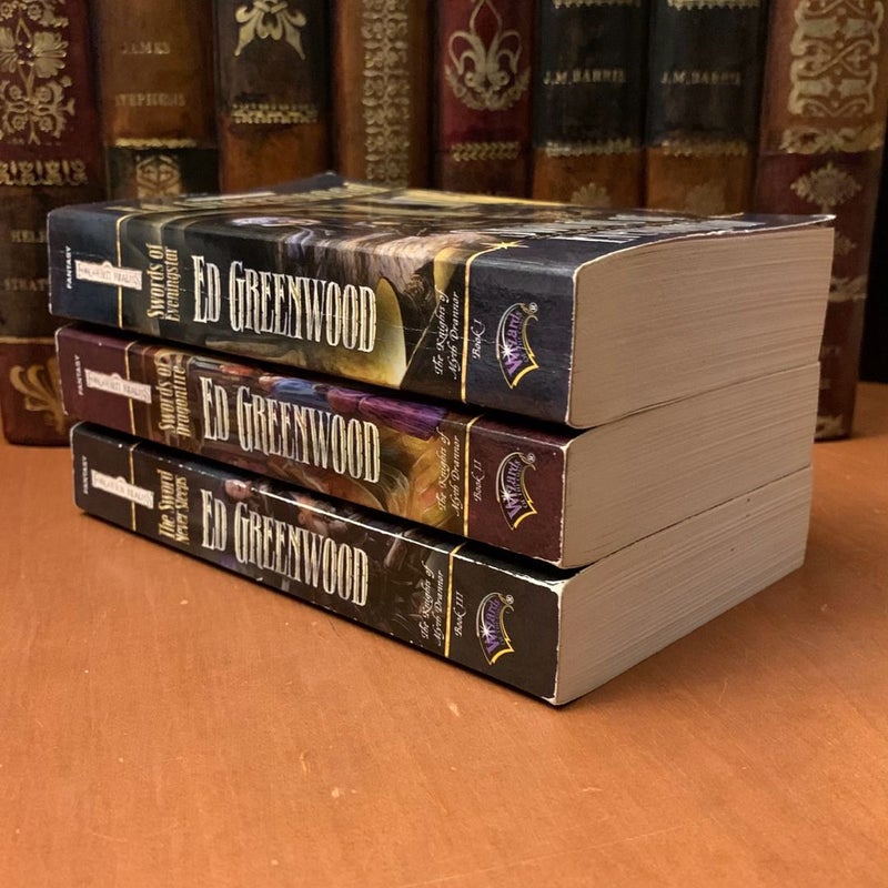 Knights of Myth Drannor Trilogy 1-3: Swords of Eveningstar, Swords of Dragonfire, The Sword Never Sleeps