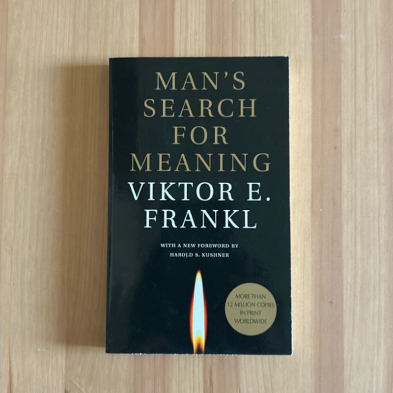 Man's Search for Meaning (OLD EDITION/OUT of PRINT)