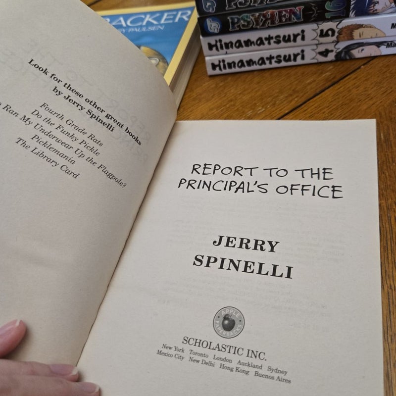 Report to the Principal's Office