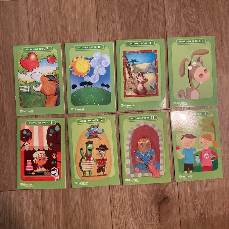 (24) Harcourt Decodable Early Reader Book Set 