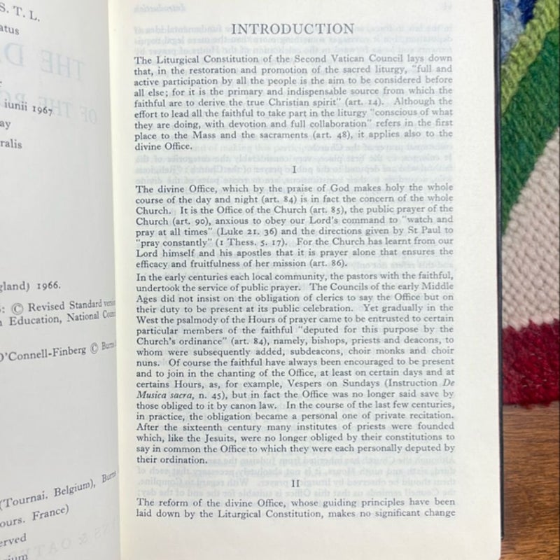 The Day Hours of the Roman Breviary (1967)