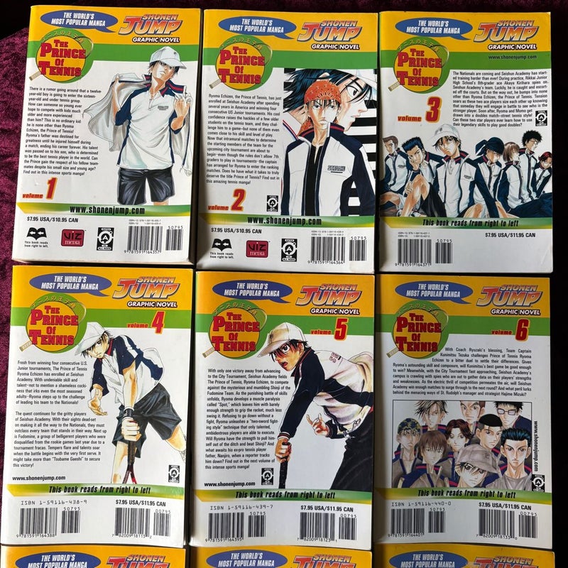 The Prince of Tennis, Vol. 1-9