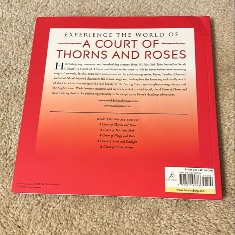 A Court of Thorns and Roses Coloring Book