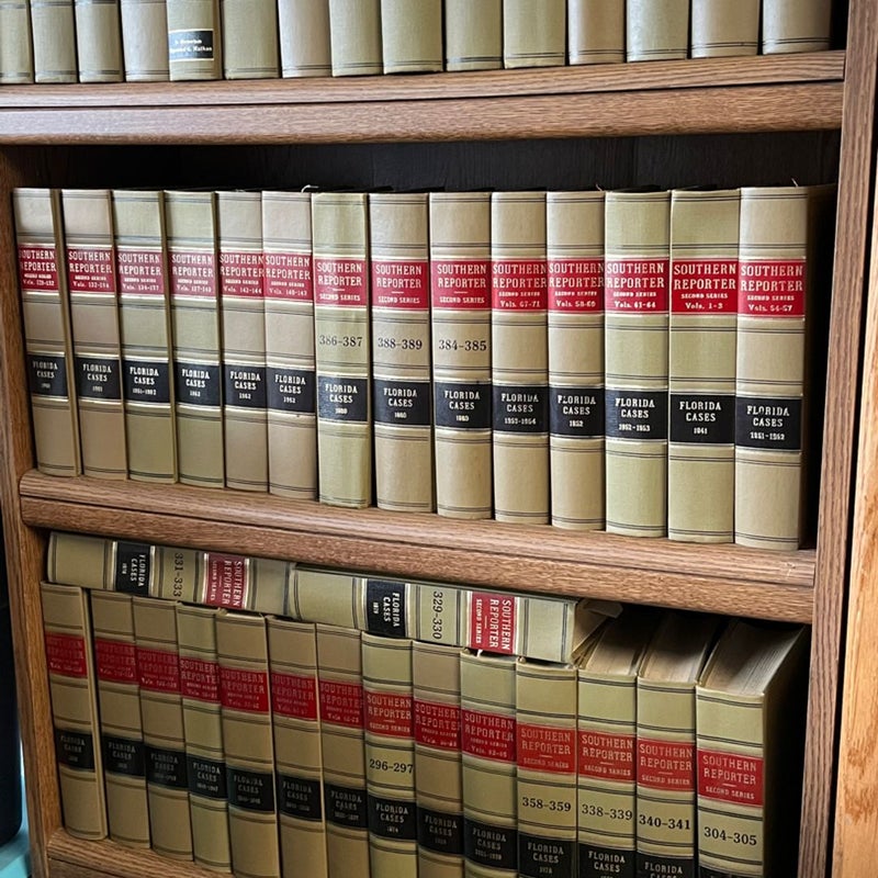 Southern Reporters 2d Series Law Books - 156 Volumes