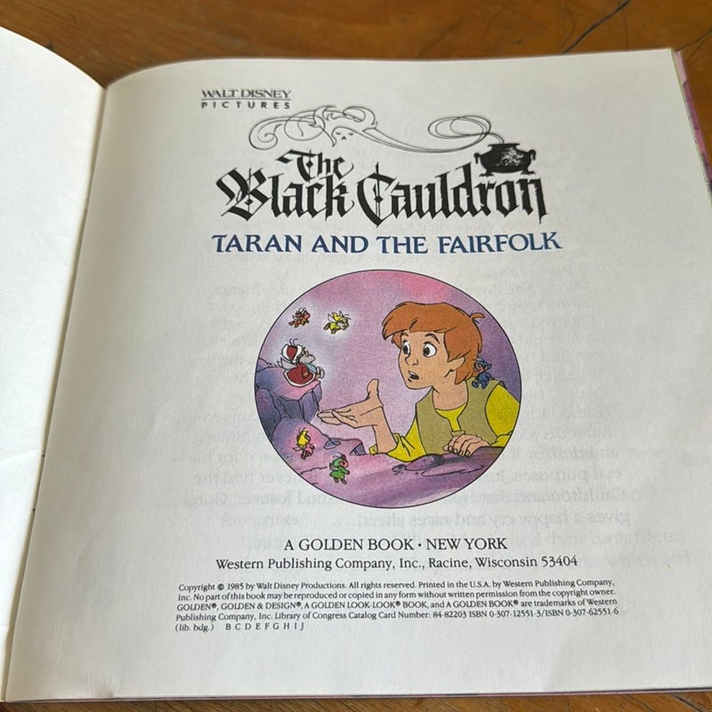 Disney’s The Black Cauldron: Taran and the Fairfolk/Taran’s Magic Sword