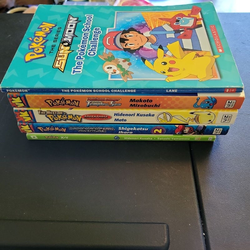 POKÉMON: Yellow, XY, Diamond & Pearl, Sun and Moon, Temple of the Sea