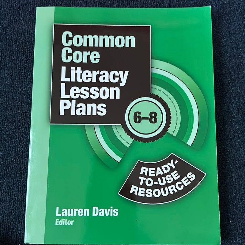 Common Core Literacy Lesson Plans