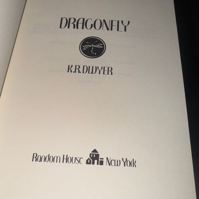 DRAGONFLY SIGNED 