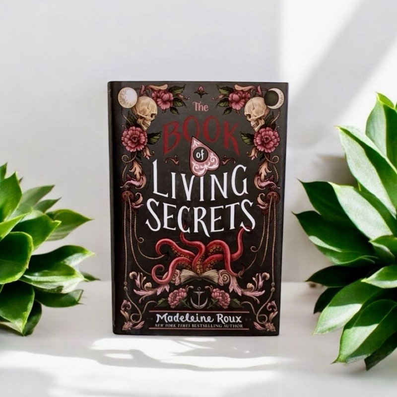 Stenciled Edges The Book of Living Secrets by Madeleine Roux, Hardcover ...