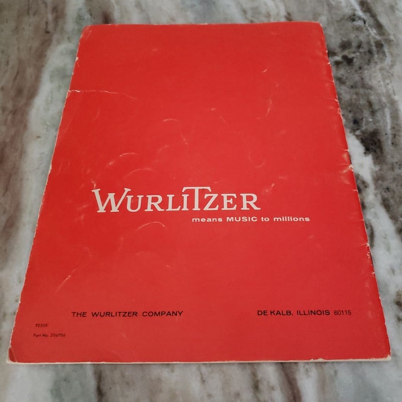 Wurlitzer Organ (Owner's Manual)