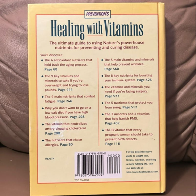 Prevention's Healing with Vitamins