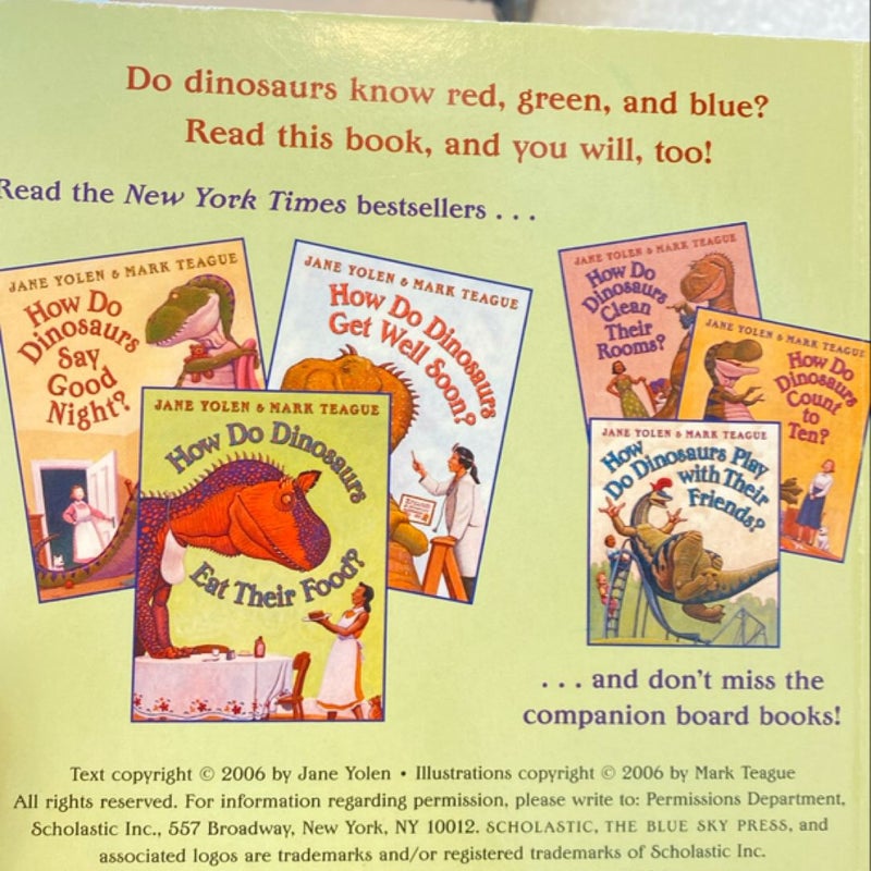 How Do Dinosaurs Learn Their Colors? by Jane Yolen
