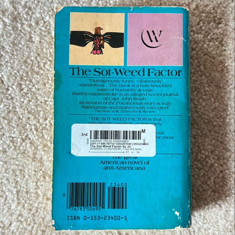 The Sot-Weed Factor