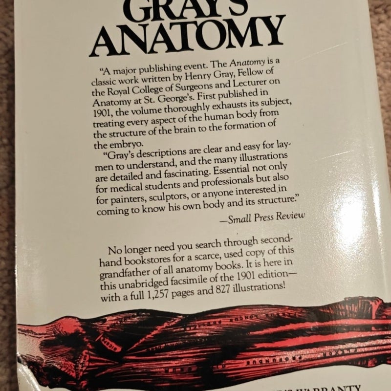 The Unabridged Running Press Edition of the American Classic Gray's Anatomy 