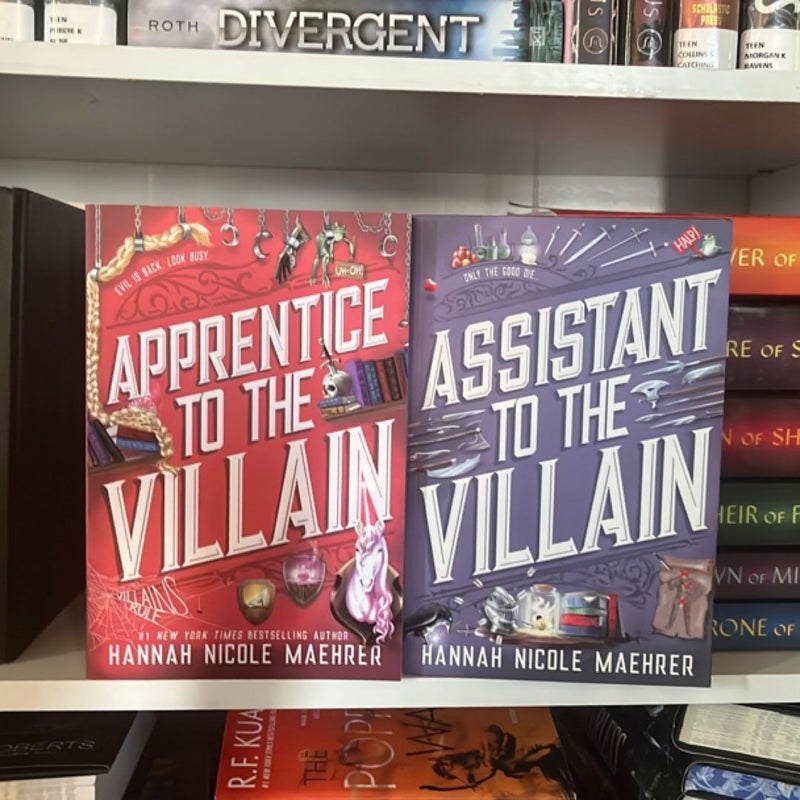 Apprentice/ assitant to the Villain sprayed Edges 