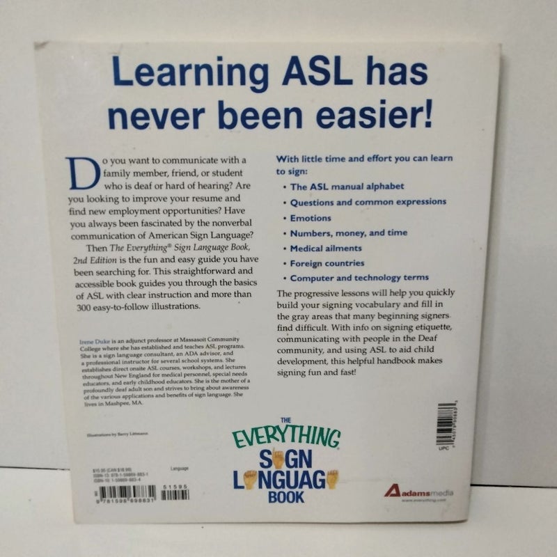 The Everything Sign Language Book