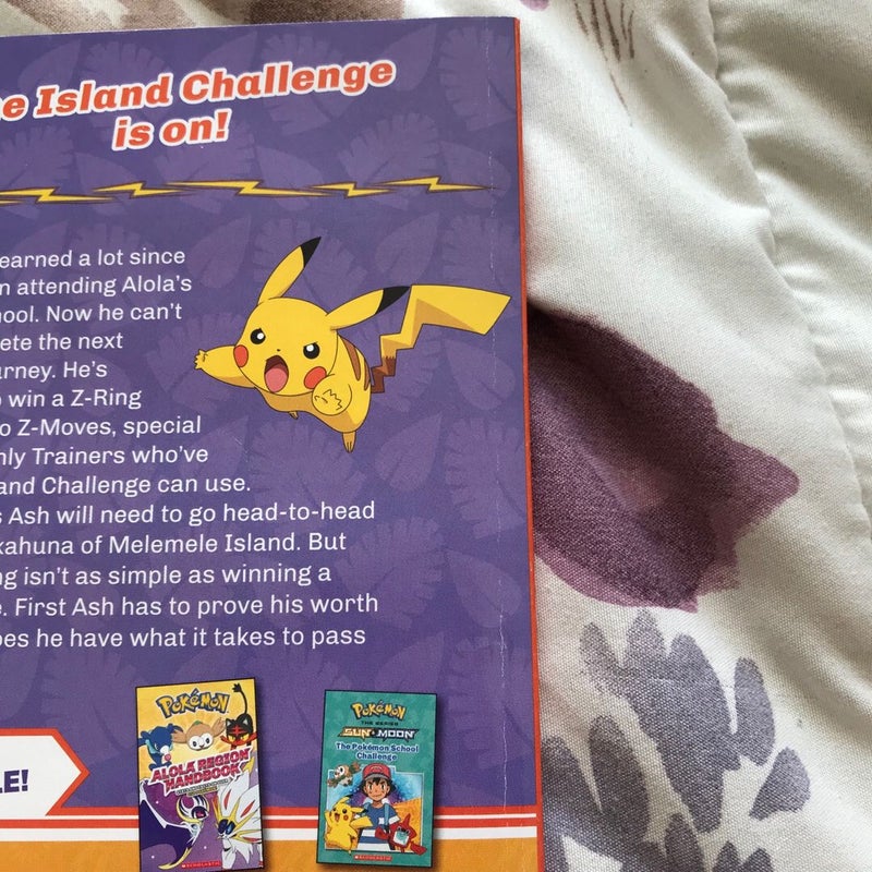 Pokémon Sun & Moon 3-Book Collection (Adventure on Treasure Island, Battle for the Z-Ring, & The Pokémon School Challenge)