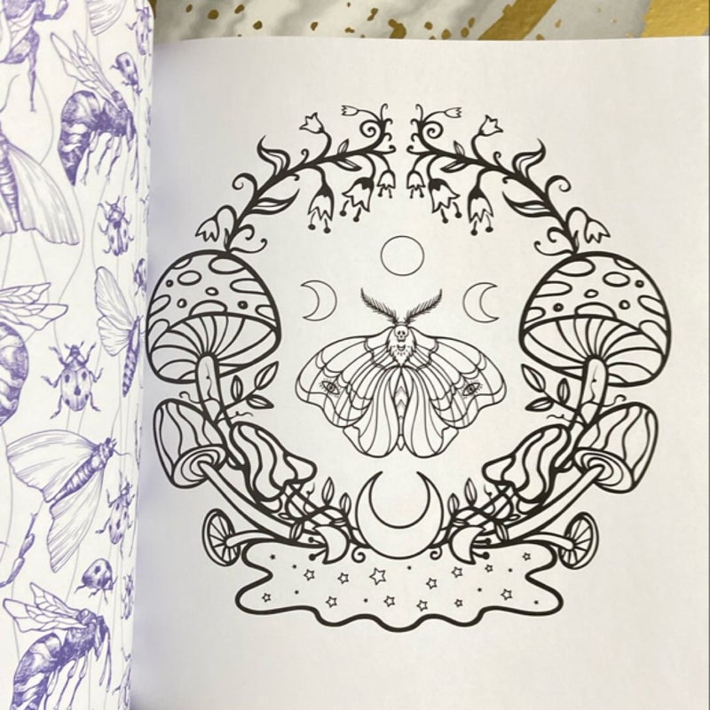 Goblincore Coloring Book