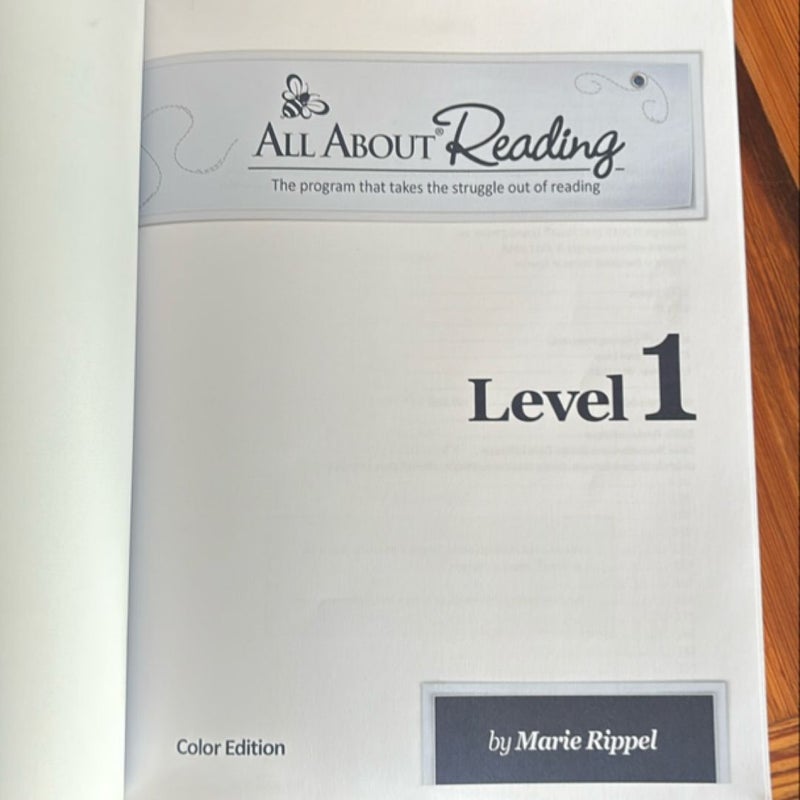 All About Reading Level 1 Teachers Guide Color Edition