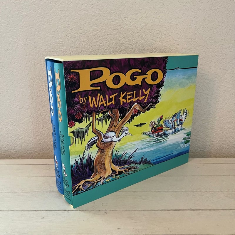 Pogo: The Complete Syndicated Comic Strips Volumes 1 & 2 Box Set