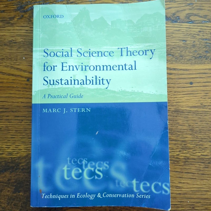 Social Science Theory for Environmental Sustainability